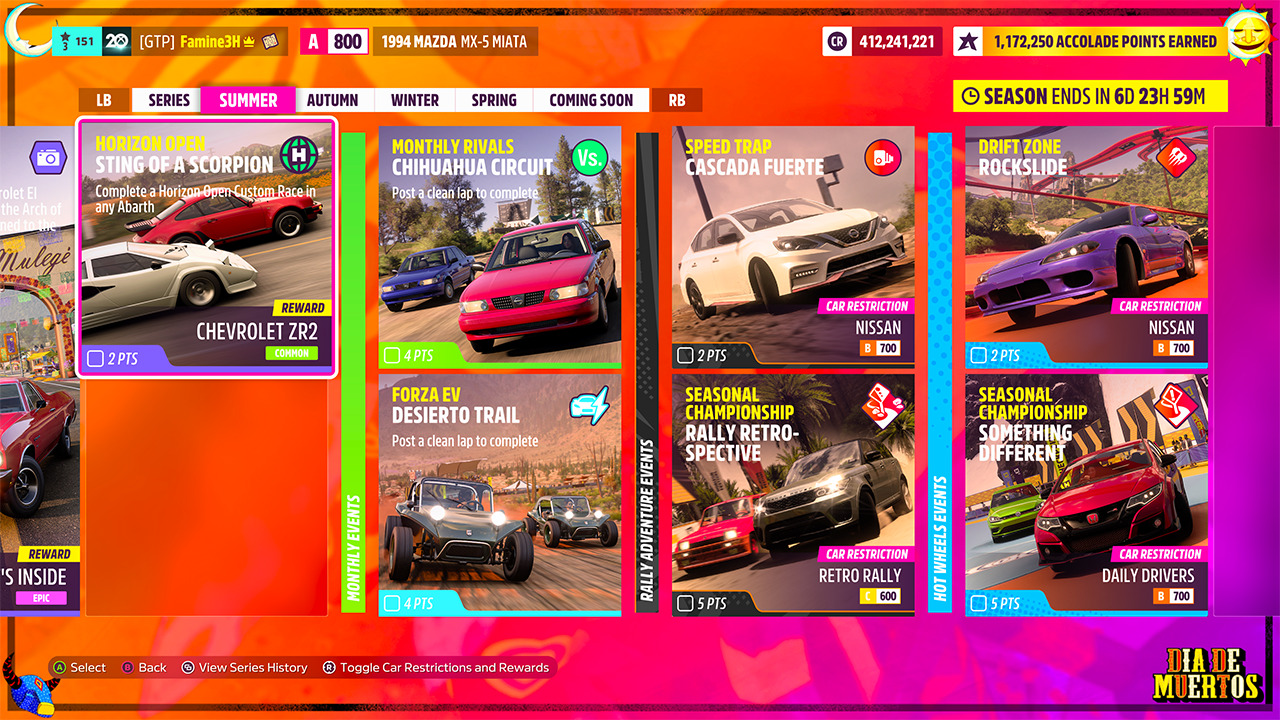 Setup for Italian Autumn Seasonal Speed Traps and Zone : r/ForzaHorizon