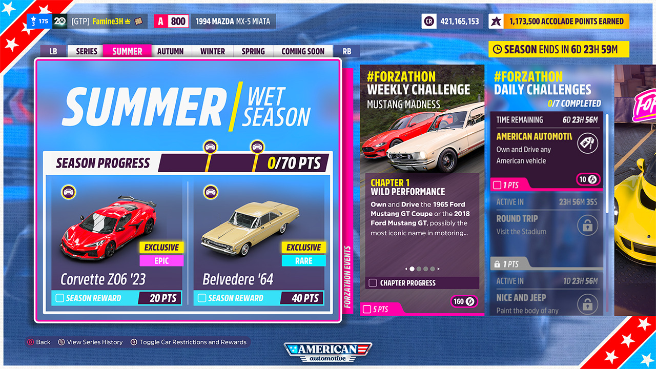 Forza Horizon 5 Season Change: Team America – GTPlanet