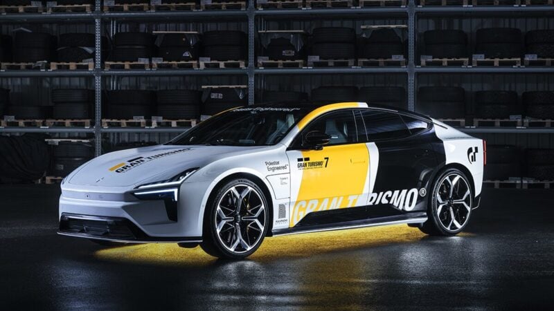 Polestar 5 in spezieller Gran Turismo 7-Lackierung enthüllt, um die Werbeaktion zu verstärken